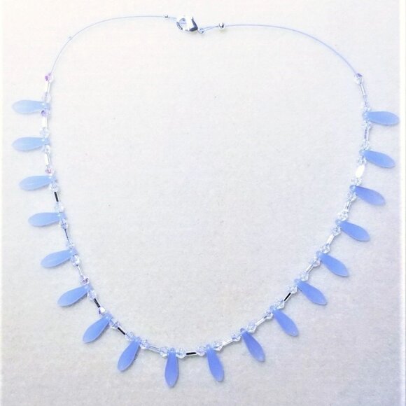 Blue Dagger Necklace - Picture 1 of 1